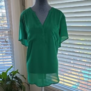Torrid Vibrant Green Blouse